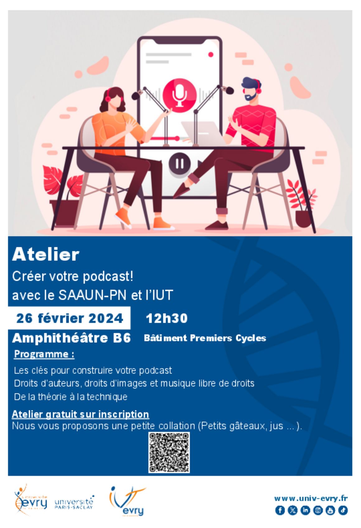Affiche Atelier Podcast